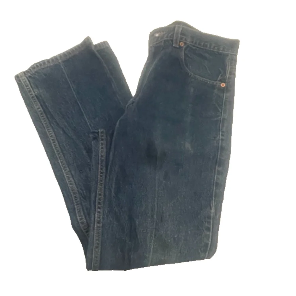 Vintage Levis 505 Bootcut 0217 1990s Jeans Made In USA 34x 32 Blue Denim Red Tab